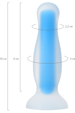 Kyle Glow Anal Plug , 10 cm