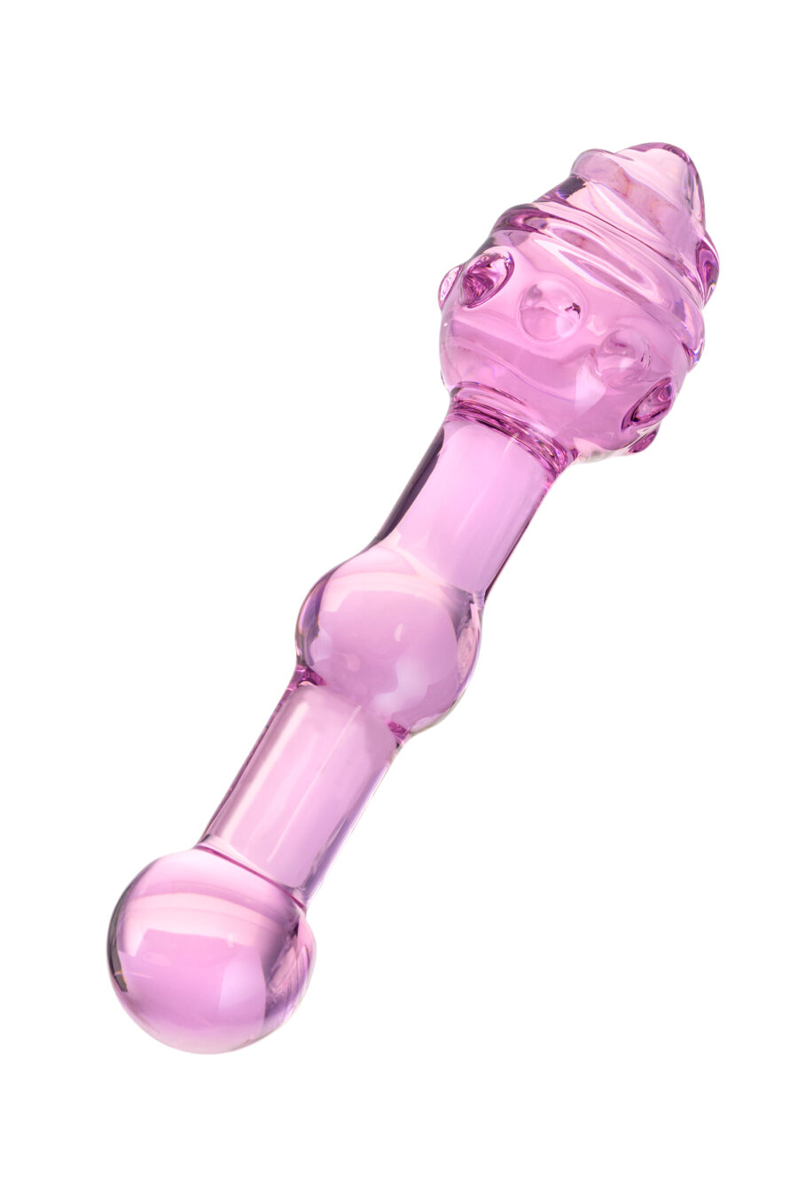 Çift Taraflı Cam Dildo, 17 cm