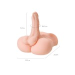 Juicy Pussy by Toyfa Erkeklik organı ile Masturbator Manuel, TPE, Ten, 25 cm