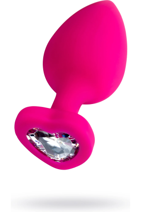 ToDo by Toyfa Diamond Heart Anal Plug, silikon, pembe, 9,5 cm, Ø 4 cm
