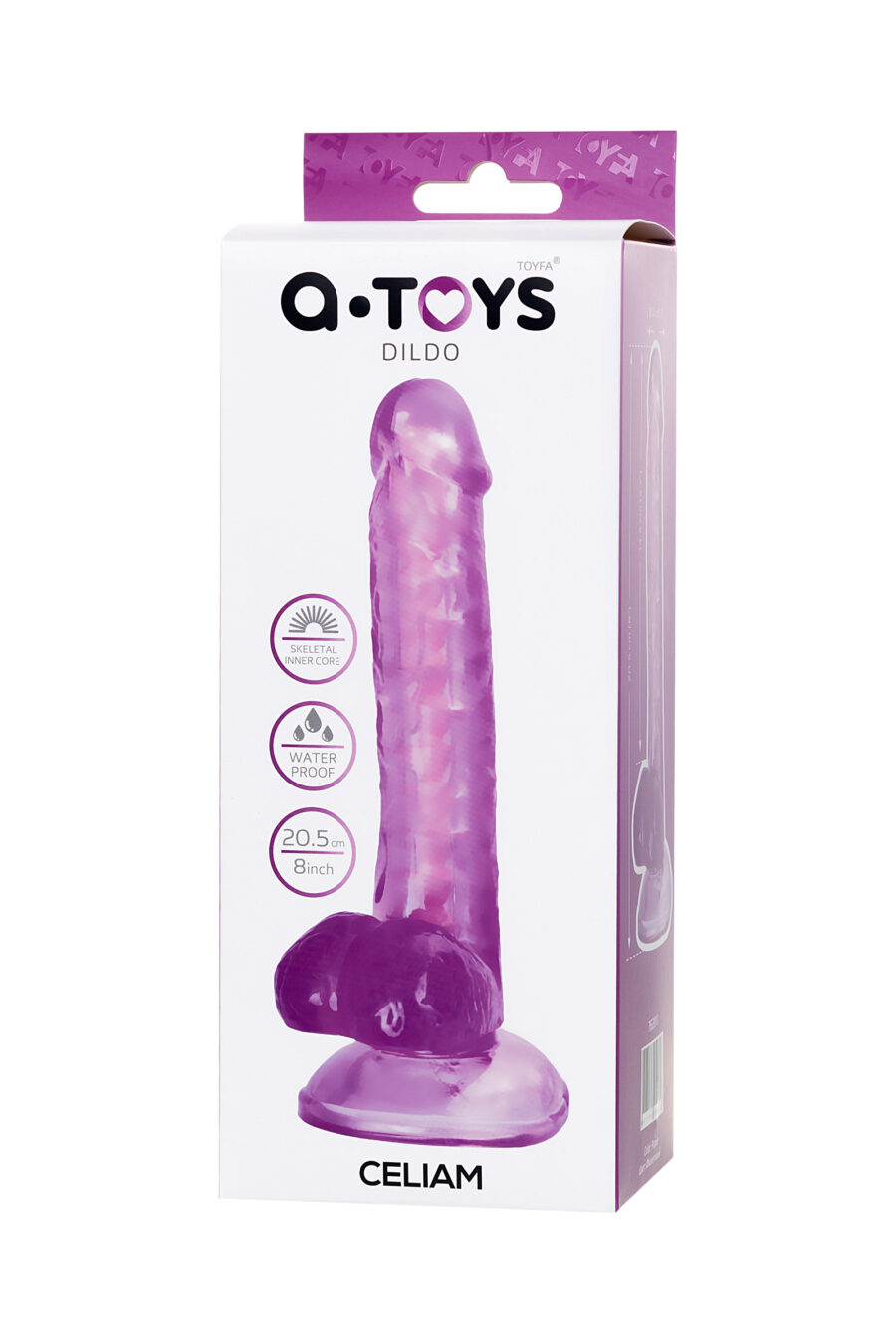 Jel Dildo Celiam, 20,5 cm