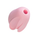 Qli by Flovetta Bun’dan vakum dalgası klitoral uyarıcı, silikon, pembe, 6,5 cm