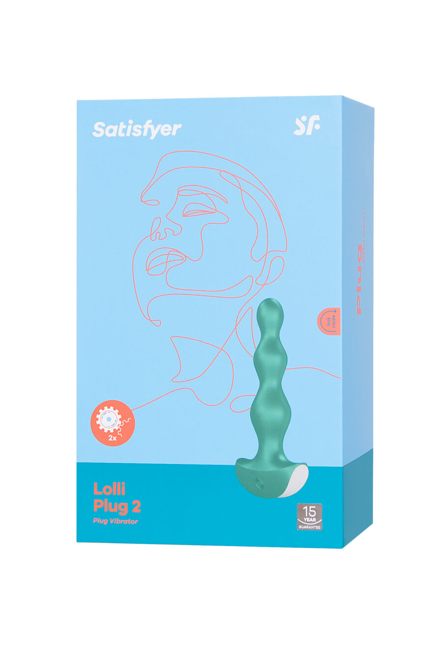 Satisfyer Lolli-Plug 2 green Anal Vibro Plug, yeşil