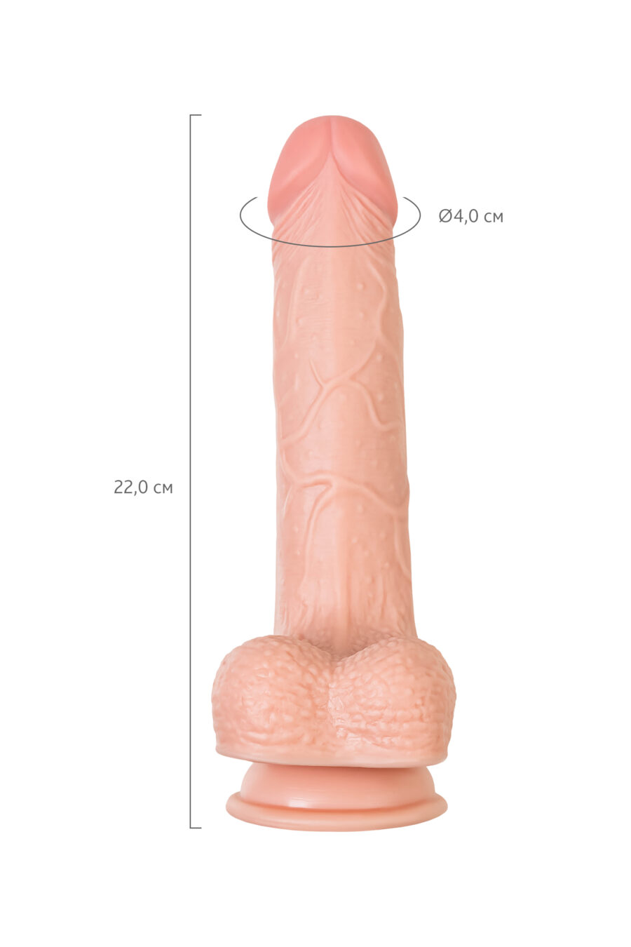 Realistic Dildo, 22 cm