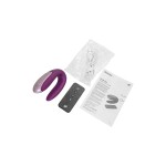 Satisfyer Double Fun Connect App Violet Çiftler İçin Mini Vibratör, silikon, mor, 18 cm