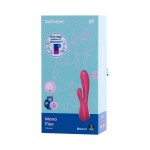 Satisfyer Mono Flex Connect App Red Vibratör, 20,4 cm