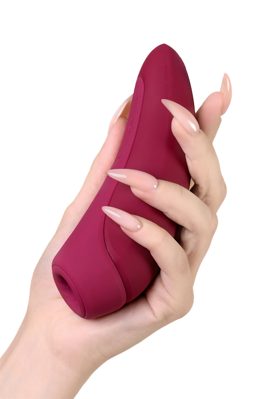 Satisfyer Curvy 1 Connect App Vakum Dalgası Klitoris Vibratörü, silikon, kırmızı, 14,3 cm