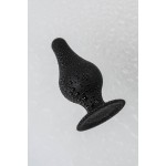 Spade Anal Plug, XS, Silekspan, siyah, 6,5 cm