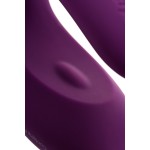 Satisfyer Double Joy Connect App Violet Çiftler İçin Vibratör, silikon, mor, 18 cm