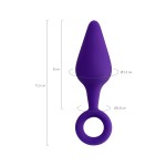 ToDo by Toyfa Bung Anal Plug, silikon, mor, 11,5 cm, Ø 3,3 cm