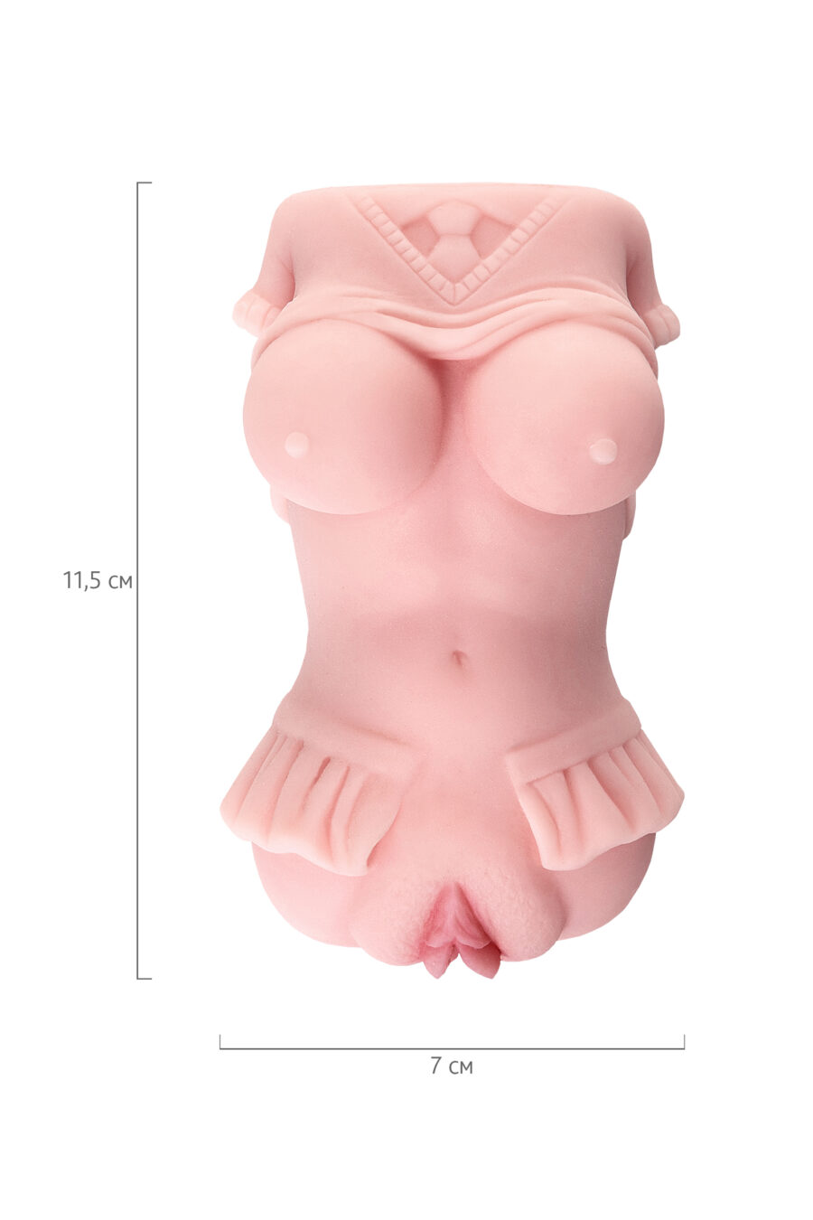 Juicy Pussy by TOYFA Little Flower Masturbator Reyalistik, TPE, Ten, 11,5 cm