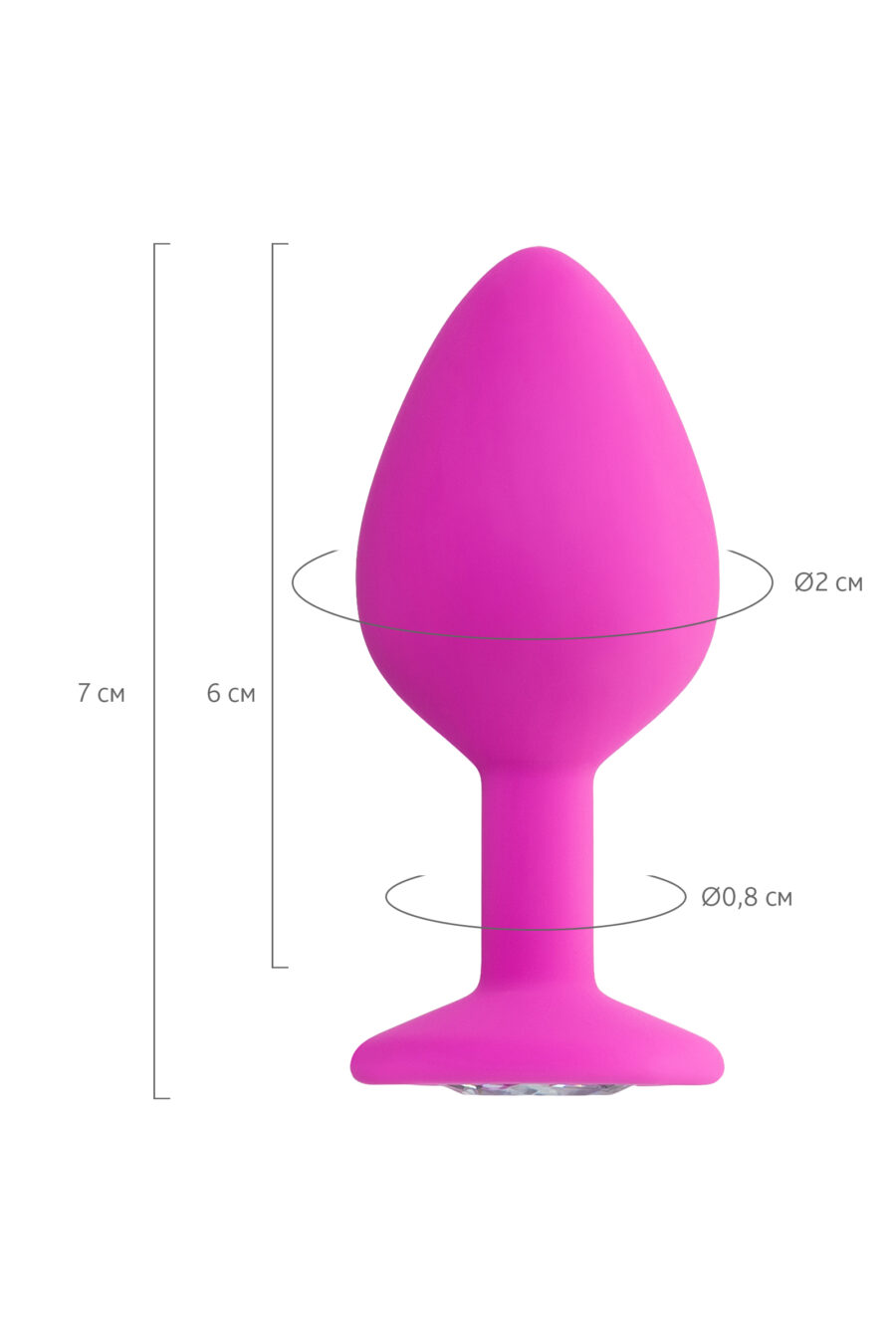 Brilliant Anal Plug, 8 cm