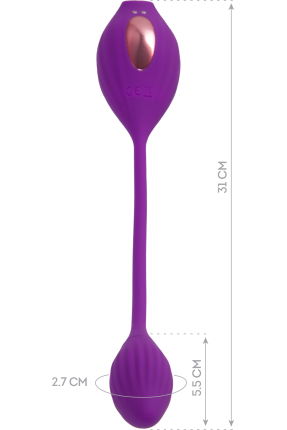 Ginny Vakumlu Klitoral Vibrator, 31 cm