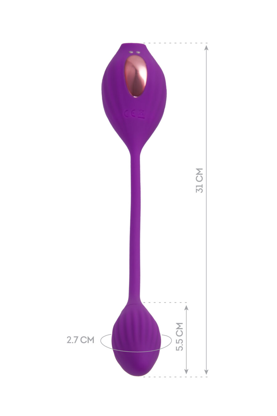 Ginny Vakumlu Klitoral Vibrator, 31 cm