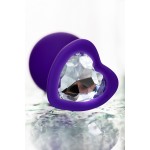 Diamond Heart Anal Plug, 8 cm