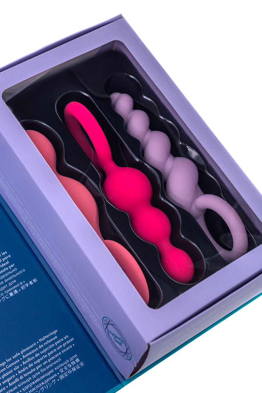 Satisfyer Booty Call (set of 3) Anal Plug Seti, silikon, çeşitli, 13,5 cm