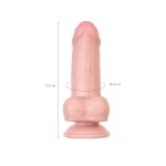 Gerçekçi yapay penis 17,5 cm