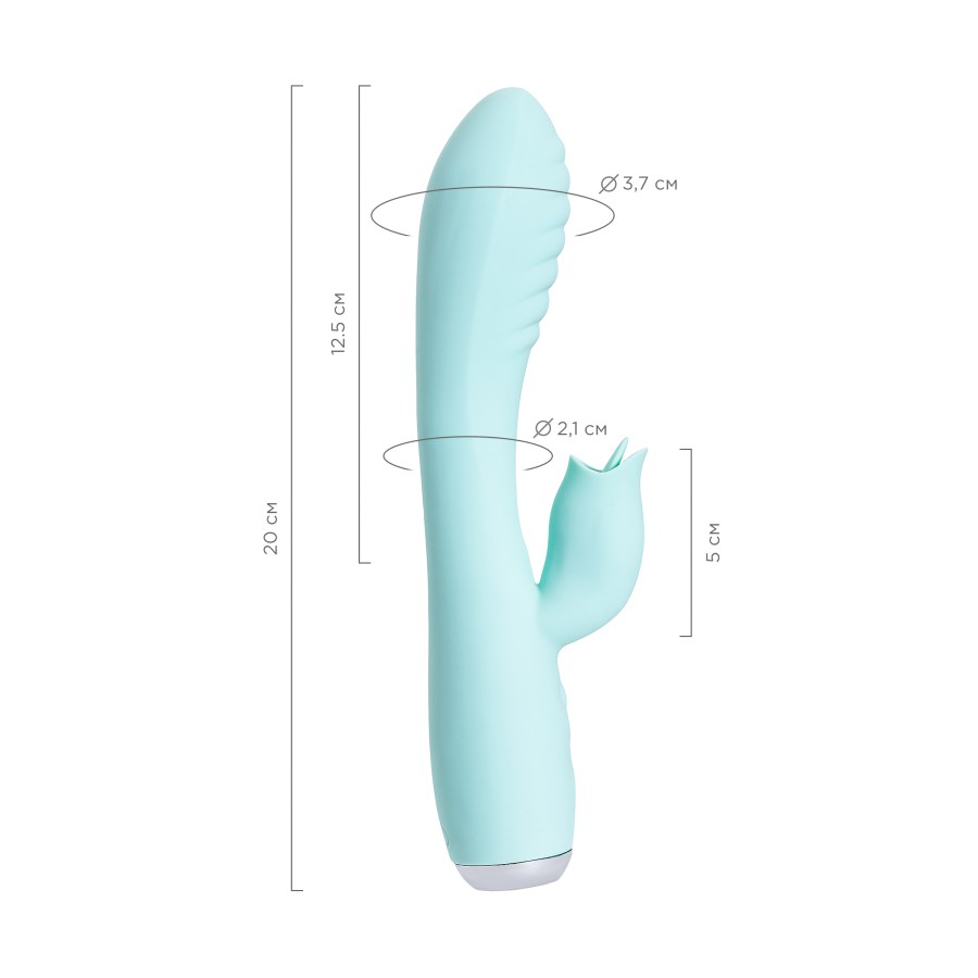 MİLO Clitoral Stimulator and Tongue Vibrator, 20 cm