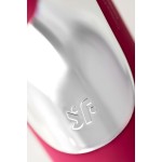 Satisfyer Dual Love Pink Vakum Klitoral Uyarıcı Vibratör, Silikon, Kırmızı, 16 cm