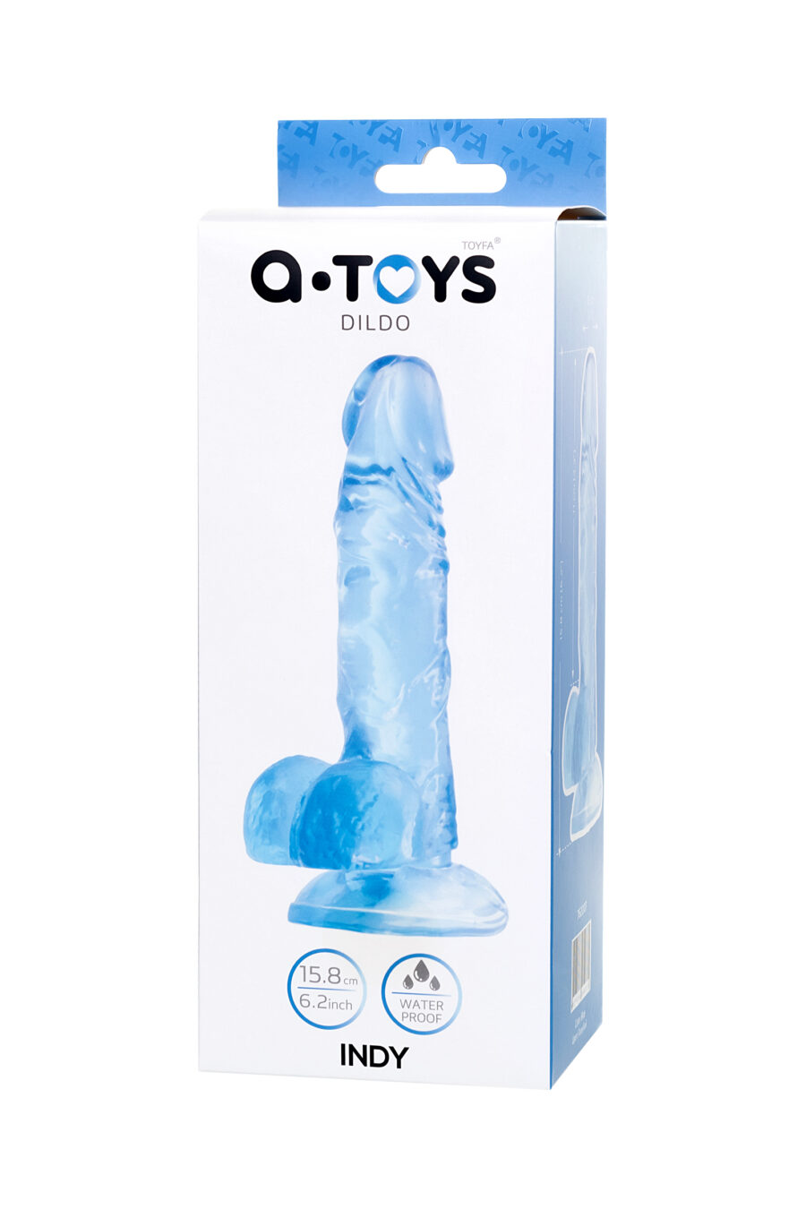 INDY Jel Dildo, 15,8 cm