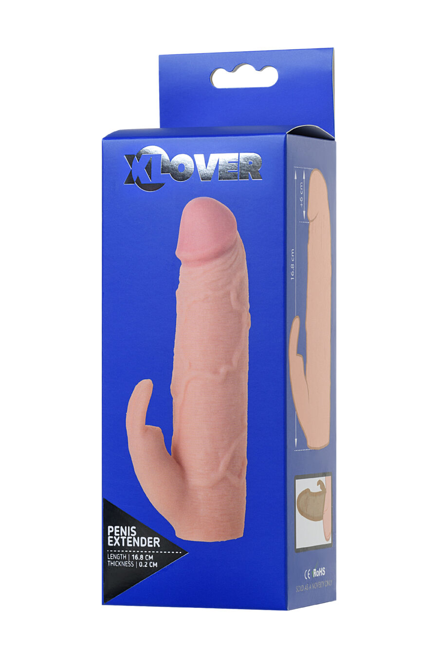 XLover by Toyfa Penis Klıfı, Boyut Arttırıcı, TPE, Ten, 16,8 cm