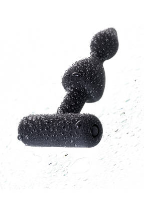 Erotist Anal Plug, siyah, silikon, 8,5 cm