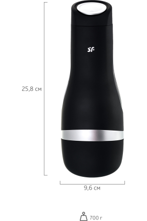 Satisfyer Men Classic Masturbator gerçekçi Olmayan, TPE, gümüş, 25,4 cm