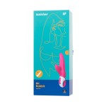 Satisfyer Mr.Rabbit Vibratör, silikon, kırmızı, 22,1 cm