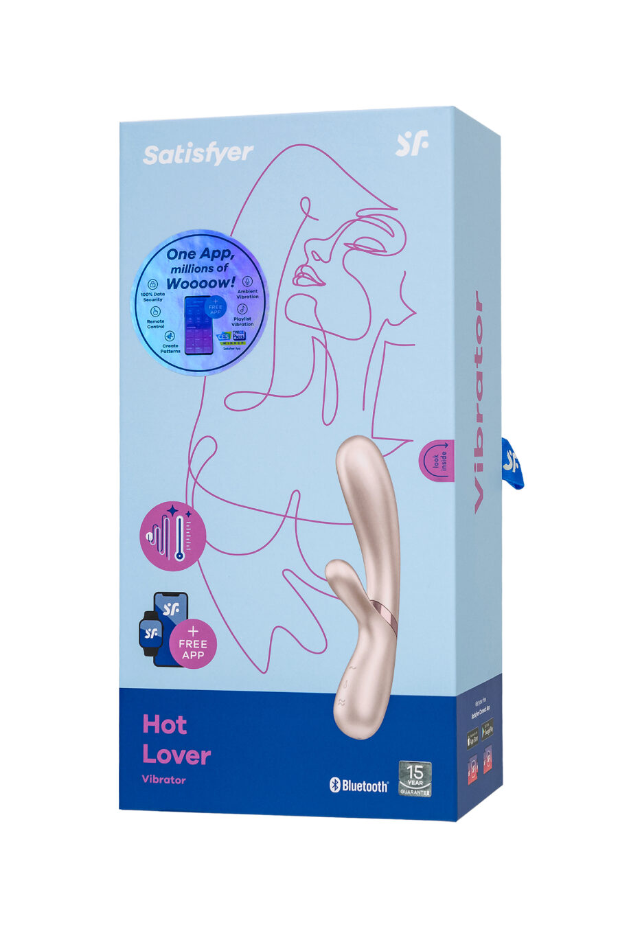 Satisfyer Hot Lover Silver Klitoris Uyarıcı Vibratör, gümüş