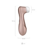 Satisfyer PRO 2 NG Vakum Dalgası temassız Klitoral Stimülatör , silikon, pembe, 16,5 cm.