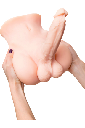 Juicy Pussy by Toyfa Erkeklik organı ile Masturbator Manuel, TPE, Ten, 25 cm