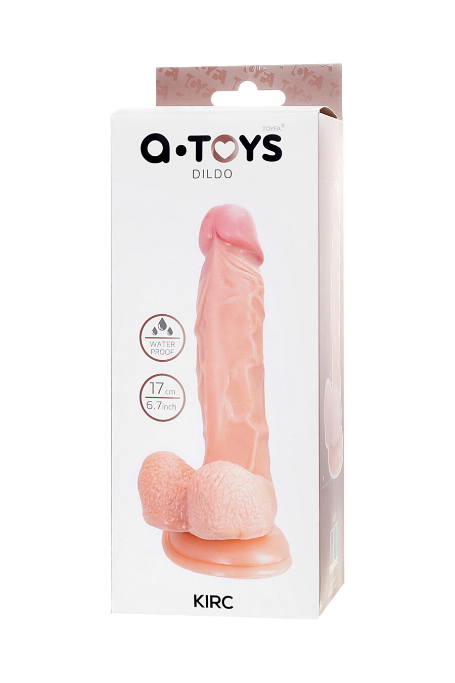 Gerçekçi Dildo Kirc, 17 cm