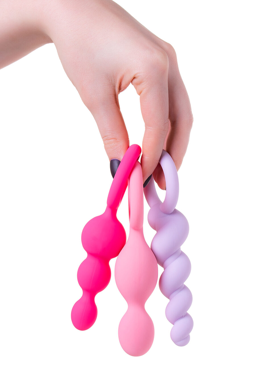 Satisfyer Booty Call (set of 3) Anal Plug Seti, silikon, çeşitli, 13,5 cm