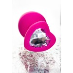 ToDo by Toyfa Diamond Heart Anal Plug, silikon, pembe, 9,5 cm, Ø 4 cm