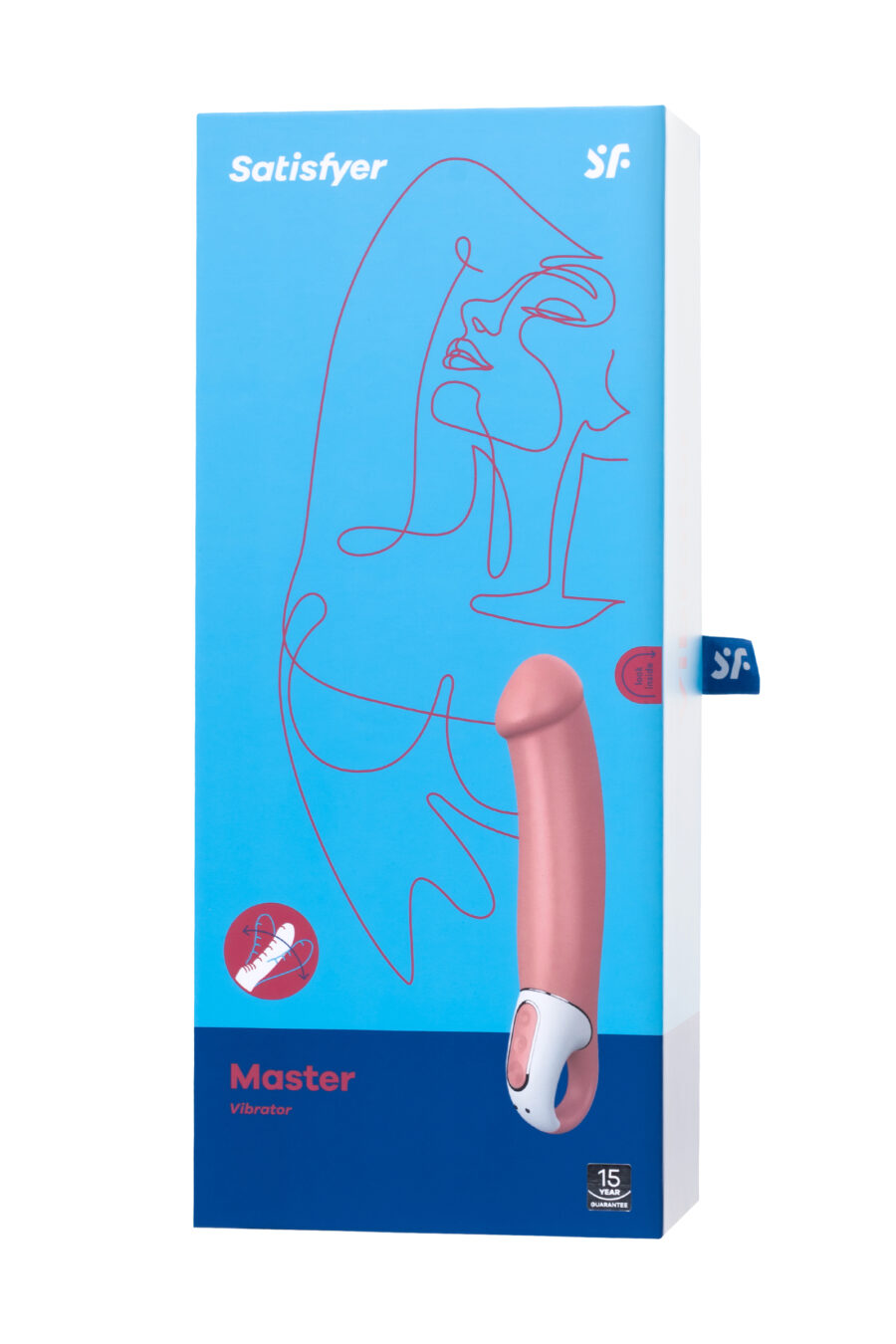 Satisfyer Vibes Master Vibratör, silikon, bej, 23,5 cm