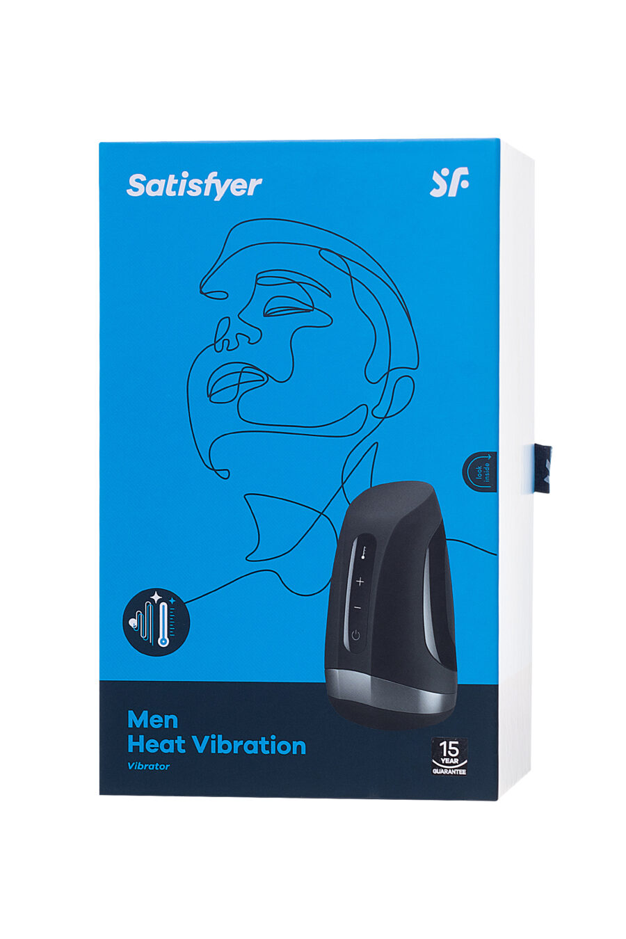 Men Heat Vibratiion Masturbator, 15 cm