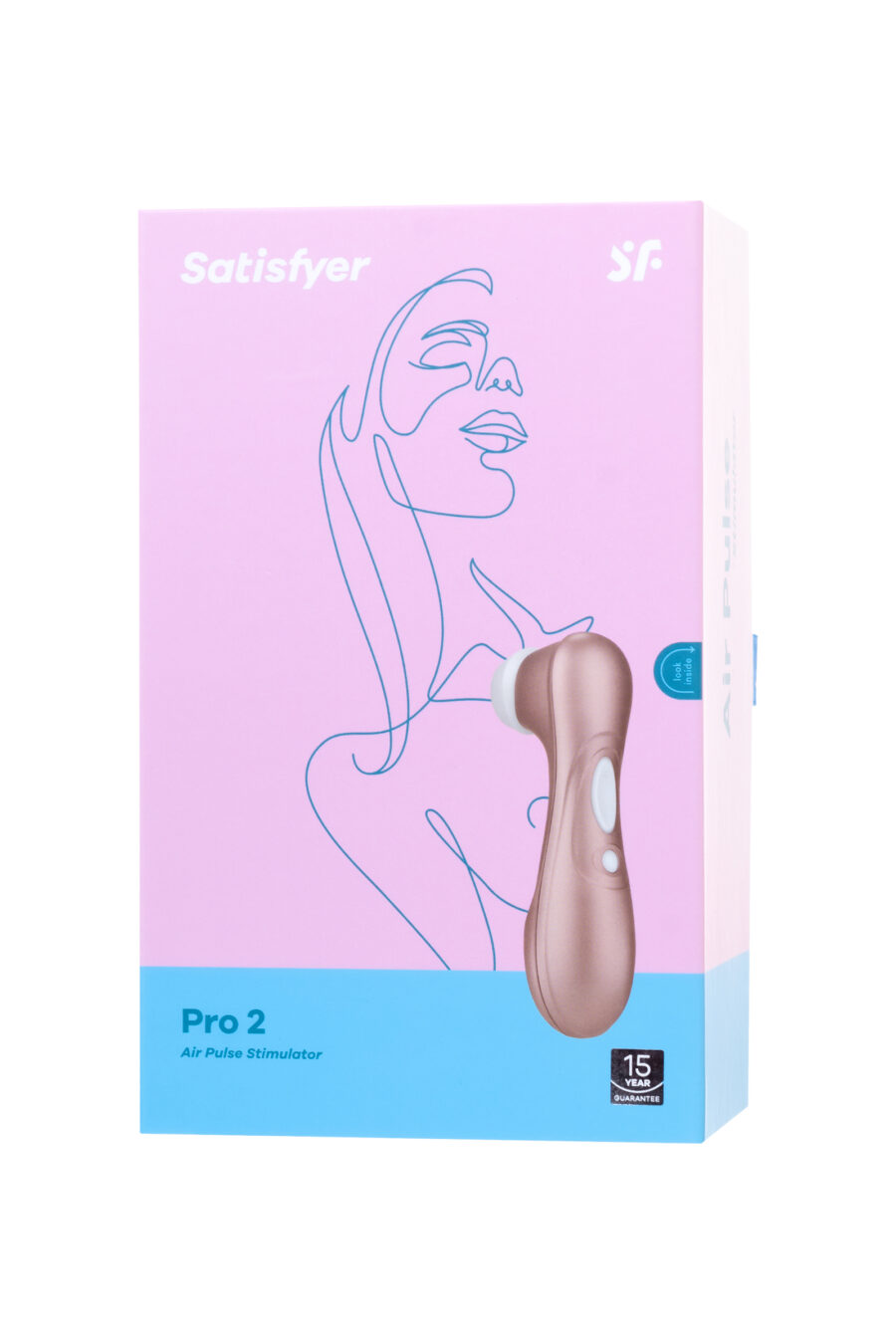 Satisfyer PRO 2 NG Vakum Dalgası temassız Klitoral Stimülatör , silikon, pembe, 16,5 cm.