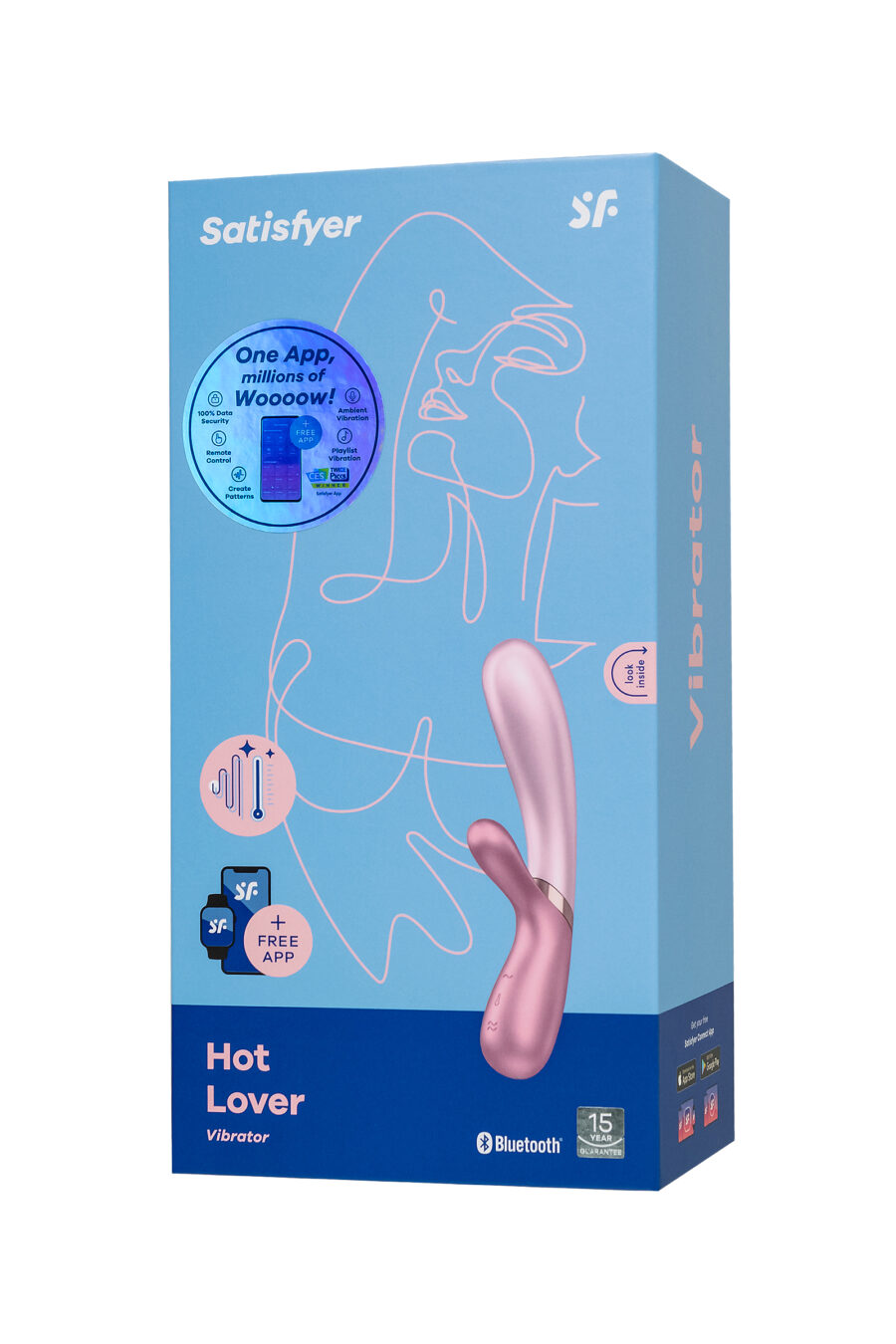 Satisfyer Hot Lover Pink  Klitoral Uyarıcı Vibratör, pembe