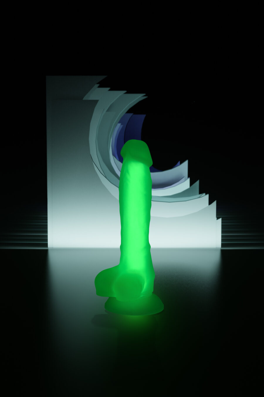 Glow Gece Parlayan Dildo,18 cm