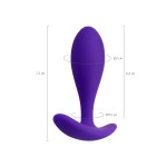 ToDo by Toyfa Hub Anal Plug, silikon, mor, 7,2 cm, Ø 2 cm