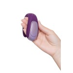 Satisfyer Double Fun Connect App Violet Çiftler İçin Mini Vibratör, silikon, mor, 18 cm