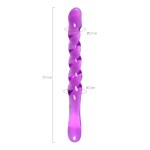 Çift taraflı Jel Dildo Tanza 27,5 cm