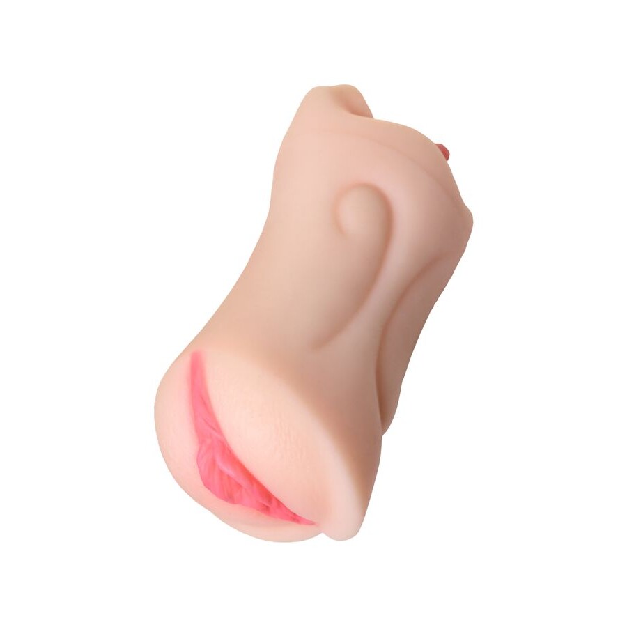 Juicy Pussy by TOYFA Masturbator Realistik, Fruity Tongue, Ağız ve Vajina, TPE, Ten,19 cm