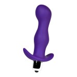 Titreşimli Anal Plug, Kamet, Silikon, Mor, 12,9 cm