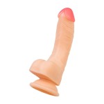 Gerçekçi Yapay Penis, PVC, 18 cm