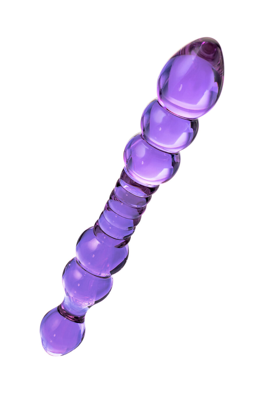 Çift taraflı cam Dildo 22,5 cm