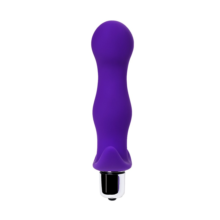 Titreşimli Anal Plug, Kamet, Silikon, Mor, 12,9 cm