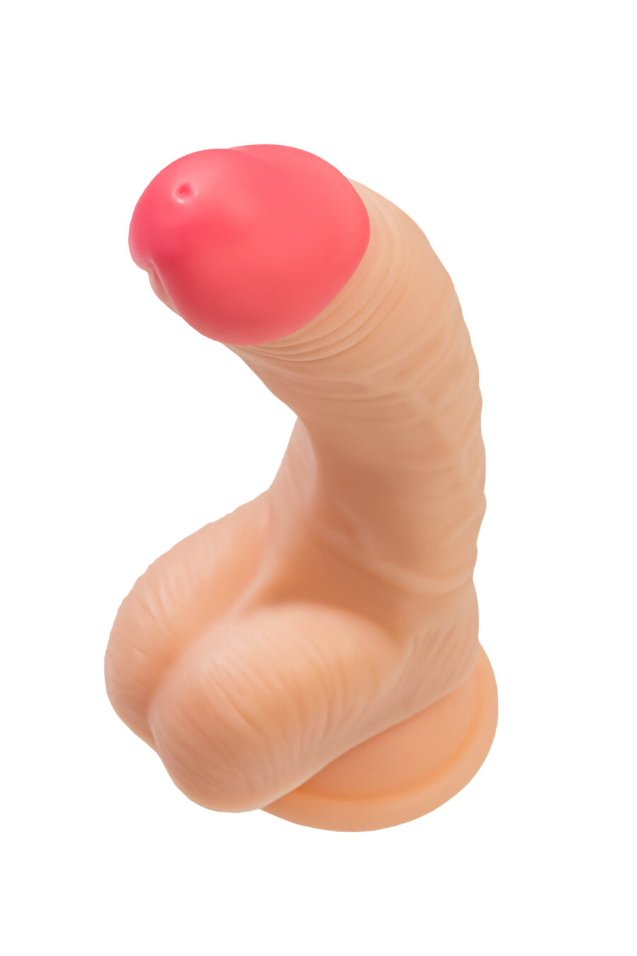 Gerçekçi Yapay Penis, PVC, 18 cm