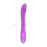 Çift Taraflı Jel Dildo Frica, 23 cm