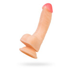 Gerçekçi Yapay Penis, PVC, 18 cm